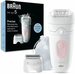 Braun Silk·épil 5-030 - Epilator - MicroGrip-pincettechnologie - Wit/Flamingo