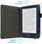 imoshion E-reader Hoesje - Geschikt voor Kobo Clara 2E, Tolino Shine 4 - Vegan Leather Bookcase - Donkerblauw