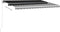 vidaXL - Luifel - automatisch - met - LED - en - windsensor - 4x3 - m - antracietkleurig