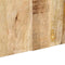 vidaXL - Hoofdbord - 160 - cm - massief - ruw - mangohout