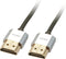 Lindy HDMI/HDMI - Kabel - 50 cm - Zwart