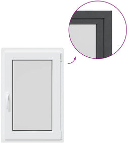 vidaXL - Kelderraam - "RISOR" - 60x100 - cm - draai-kiep - DIN - rechts - antraciet