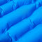 vidaXL - Kampeermatras - met - kussen - zelfopblazend - 1-persoons - blauw