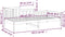 vidaXL - Slaapbank - 90x200 - cm - massief - grenenhout - zwart