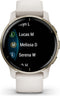 Garmin Venu 2 Plus - GPS Smartwatch - Spraakbesturing en gezondheidsmonitoring - Beige (Goud)