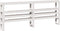 vidaXL - Hoofdbord - met - schappen - 180 - cm - massief - grenenhout - wit