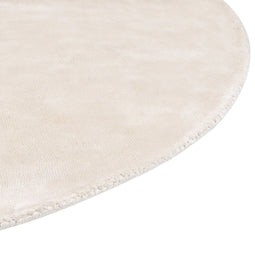 GESI II - Vloerkleed - Lichtbeige - 140 x 140 cm - Viscose