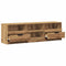 vidaXL - Tv-meubel - 150x33,5x45 - cm - bewerkt - hout - artisanaal - eikenkleur