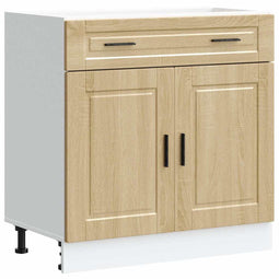 vidaXL - Keuken - onderkast - "Porto" - bewerkt - hout - sonoma - eikenkleurig