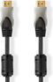 HDMI Kabel - HDMI Connector - HDMI Connector - 8K@60Hz - Verguld - 1.00 m - Recht - PVC - Antraciet - Doos