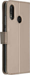 Accezz Hoesje Geschikt voor Huawei P Smart (2019) Hoesje Met Pasjeshouder - Accezz Wallet Softcase Bookcase - goud