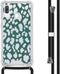 iMoshion Hoesje Geschikt voor Samsung Galaxy A40 Hoesje Met Koord - iMoshion Design Hoesje met Koord - Groen / Transparant / Panther Illustration Transparent