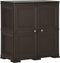 vidaXL - Opbergkast - hout-look - 79x43x85,5 - cm - kunststof - bruin