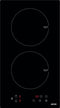 MPM 30-IM-06 - Inbouw Inductiekookplaat - 2 Kookzones - Touchbediening - Timer - Restwarmte-indicatie - Zwart Glas