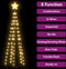 vidaXL - Kegelkerstboom - 84 - warmwitte - LED's - 50x150 - cm
