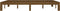vidaXL - Bedframe - massief - grenenhout - honingbruin - 160x200 - cm