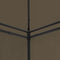 vidaXL - Prieel - met - gordijnen - 180 - g/m² - 600x298x270 - cm - taupe