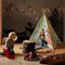 Wereldkaart Tipi Tent Multikleur Wigwam Speeltent / 100% katoen / 120 x 120 x 160 / 2 jaar garantie