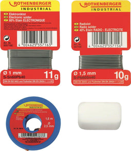 Rothenberger Soldeertin Set - Elektronica Soldeer - 4-delig (4-delig)