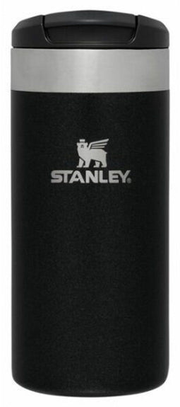 Stanley Aerolight Transit Mug 350 ml - Houdt 4 Uur Warm - 6 Uur Koud - Vaatwasmachinebestendig - Lekvrij - Black Metallic