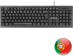 Tacens Anima AK0 - Toetsenbord - FullSize Membraan Draad Qwerty Portugees ISO - USB 2.0