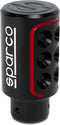 Versnellingspookknop Sparco SPC RACING Zwart/Rood
