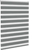 vidaXL - Zebra - rolgordijn - 100x100 - cm - stofbreedte - 95,9 - cm - donkergrijs