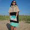 Poncho Wave Hawaii AirLite Poncho Ericeira M WH4046 Multikleur 100 x 75 cm