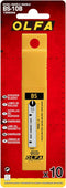 OLFA pakje van TIEN schraapmesjes model BS-10B t.b.v. BSR-schrapers 200/300/600