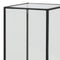 Light & Living ASKJER Tafellamp hout bruin+zwart+glas M