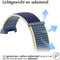 iMoshion Bandje Geschikt voor Fitbit Charge 3 / 4 - iMoshion Nylon band klittenband met design aansluiting - Blauw