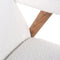 Richmond Fauteuil Bono white furry fire retardant (Himalaya 900 white furry)