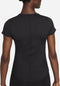 Nike One Dri-FIT Ss Slim Sportshirt - Dames - Zwart - Maat L