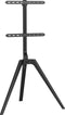 Tv standaard schildersezel statief - tot 65 inch - draaihoek 45 graden - zwart hout