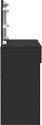 vidaXL - Kaptafel - met - LED-verlichting - 100x40x120 - cm - zwart