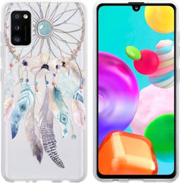 iMoshion Hoesje Geschikt voor Samsung Galaxy A41 Hoesje Siliconen - iMoshion Design hoesje - Transparant / Meerkleurig / Dreamcatcher