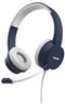 Pantone PT-WDH002N - Over-Ear Koptelefoon - Draad - Microfoon - Blauw