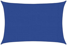 vidaXL - Zonnezeil - 160 - g/m² - rechthoekig - 3x5 - m - HDPE - blauw