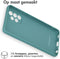 iMoshion Hoesje Geschikt voor Samsung Galaxy A52 (4G) / A52s / A52 (5G) Hoesje Siliconen - iMoshion Color Backcover - Donkergroen
