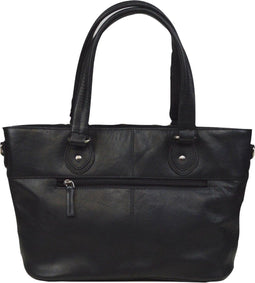 DSTRCT Croco Schoudertas - 6 vakken - zwart