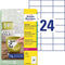 Avery L4718REV-20 - Folie-etiketten - Scheur- en waterdicht - Temperatuurbestendig (20 stuks)