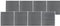 vidaXL - Schutting - 526x186 - cm - HKC - bruin