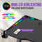 Avalo Gaming Bureau - 120x60x73 CM - LED Verlichting - Zwart