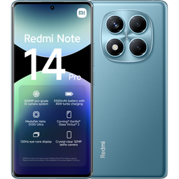 Xiaomi Redmi Note 14 Pro - Blauw - 256 GB - Dubbele fysieke simkaart