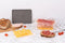 Amuse Delibox - Vershoudbakjes - Stapelbare Bewaardozen - 4 Lagen - Grijs