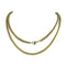 Silventi Lockits 980600270 Stalen Collier - 42 + 5 cm - Goudkleurig