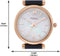 Fossil Carlie ES4502 - Dameshorloge 28 mm - Witte parelmoeren wijzerplaat - Rosékleurig