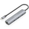 Aisens ASUC-4P041-GR - Hub USB - USB 3.2 RJ45 Ethernet 10/100/1000 Mbps - Grijs