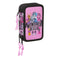 Schooletui met Accessoires Monster High Drama Multicolour 12,5 x 19,5 x 5,5 cm 37 Onderdelen