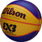 Wilson Fiba 3x3 replica - Basketbal - Geel Blauw - Outdoor - Maat 6